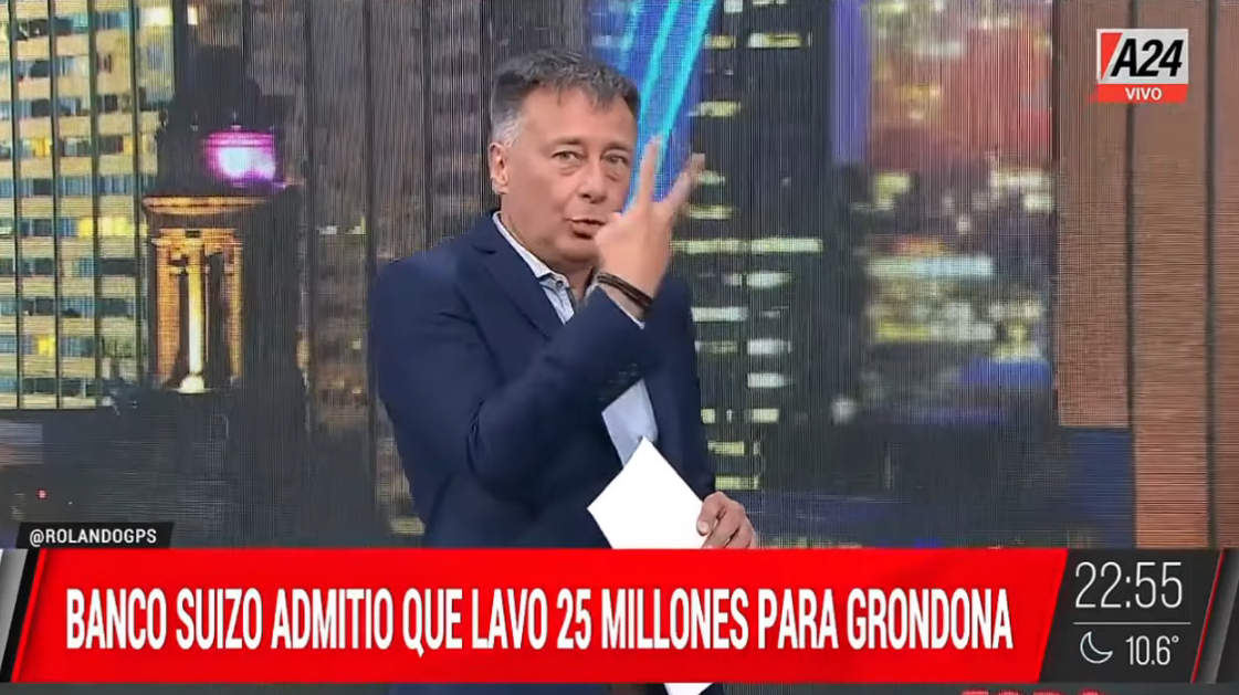 Banco Suizo admitió lavar 25 millones para Grondona