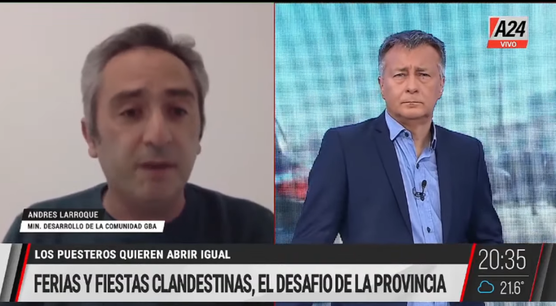 Ferias y fiestas clandestinas, el desafio de la Provincia