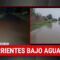 Corrientes bajo agua