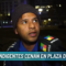 Indigentes cenan en Plaza de Mayo